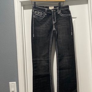 LA Idol Black Bootcut Jeans